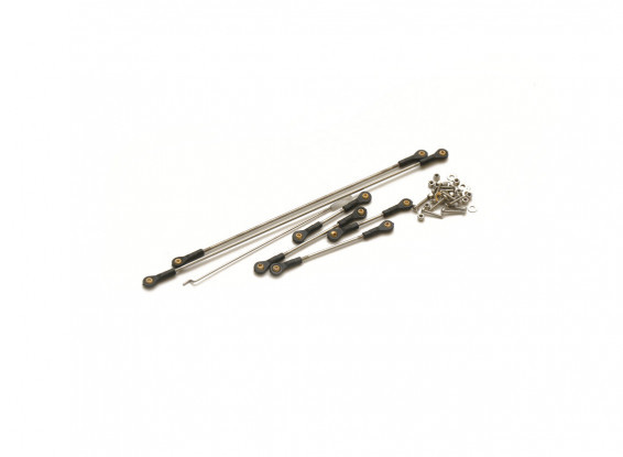 H-King Yak-11 Steadfast Single-Seat Racer Replacement Pushrod Set w/Nuts & Bolts (7pcs)