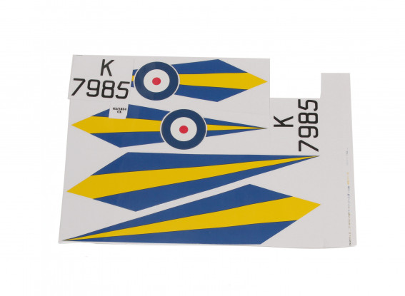 Durafly Gloster Gladiator Mk1 Replacement Decal Set