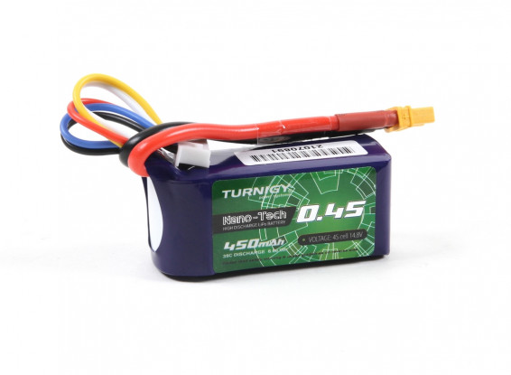 Turnigy Nano-Tech 450mAh 4S 35C LiPo Pack w/XT30 Connector (Battery)Back Reset Duplicate Save Save and Continue Edit