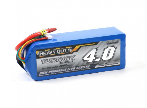 Turnigy Heavy Duty 4000mAh 8S 60C LiPo Battery Pack (No connector) (Battery)