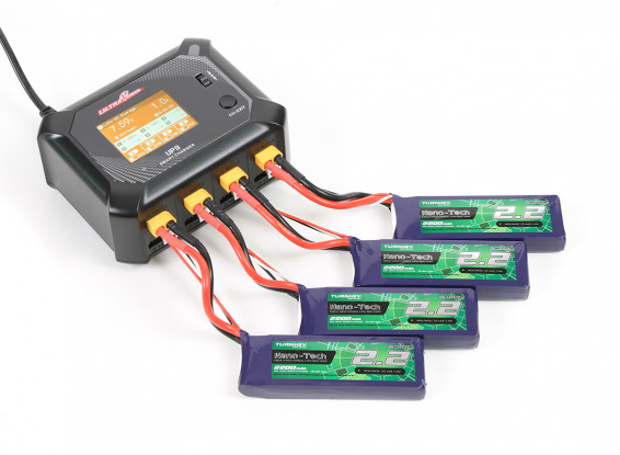 Ultra Power UP9 1~6S 4x50W 5A AC/DC Battery Charger (UK Plug)