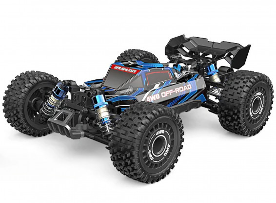 MJX (RTR) 1/16th Scale Hyper Go 4WD 16207 65km/h Brushless RC Off-Road Racing Buggy w/Gyro (Blue/Black)