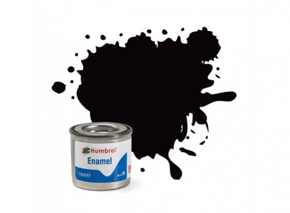 Humbrol 85 Coal Black Satin - 14ml Enamel Paint  AA0936