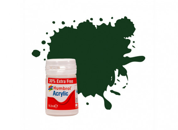 Humbrol 3 Brunswick Green Gloss - 14ml Acrylic Paint AB0003EP w/30% extra free