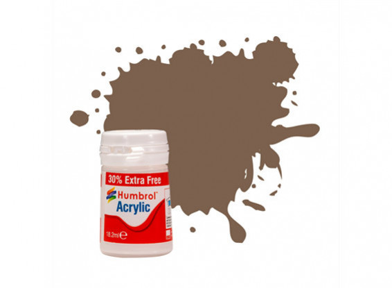 Humbrol 29 Dark Earth Matt - 18ml Acrylic Paint AB0029EP w/30% extra free