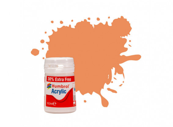 Humbrol 61 Flesh Matt - 14ml Acrylic Paint AB0061EP w/30% extra free