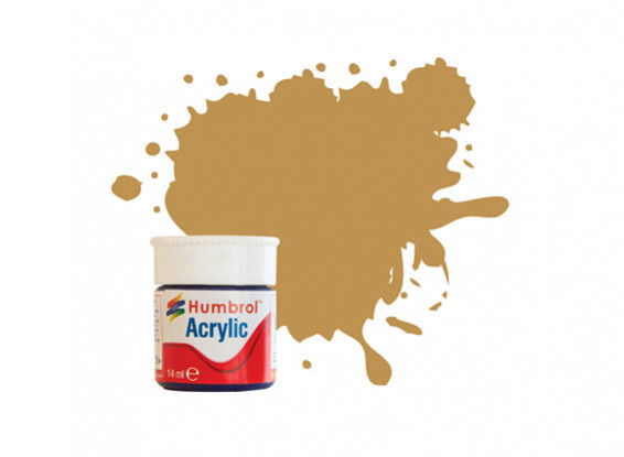 Humbrol 93 Desert Yellow Matt - 14ml Acrylic Paint  AB0093
