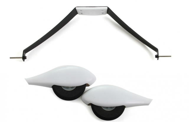 Durafly Carbon Arcus F3A Biplane Replacement Main Landing Gear Set w/Wheel Pants & Wheels