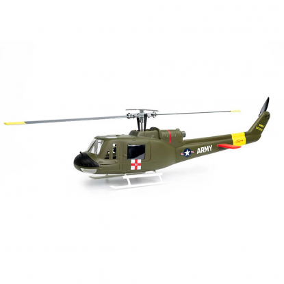 FLYWING (PNF) Bell UH-1 Huey V4 Upgrade Version 470 RC Smart Helicopter w/H1 GPS Stabilization System (Green)