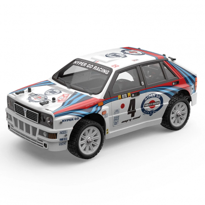 MJX (RTR) 1/14th Scale Hyper Go 4WD 14302 Brushless RC Lancia Rally/Drift Car w/LED Lights (White)