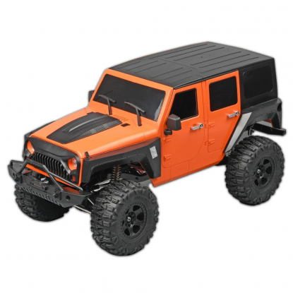 MNRC (RTR) MN222 1/10th Scale 2.4GHz 4WD Rock Crawler Off-Road Truck w/LED Lights & 90mm Metal Shock-Absorbers (Orange)