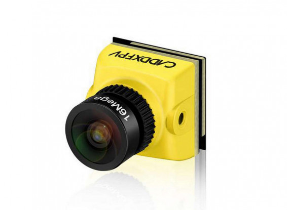 CADDX Baby Ratel Starlight 1.8mm 1200TVL 14x14mm 4.6g FPV Camera w/160° FOV  (Yellow)