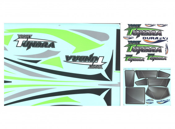 Durafly Night Tundra STOL/Sports Model Replacement Decal Set