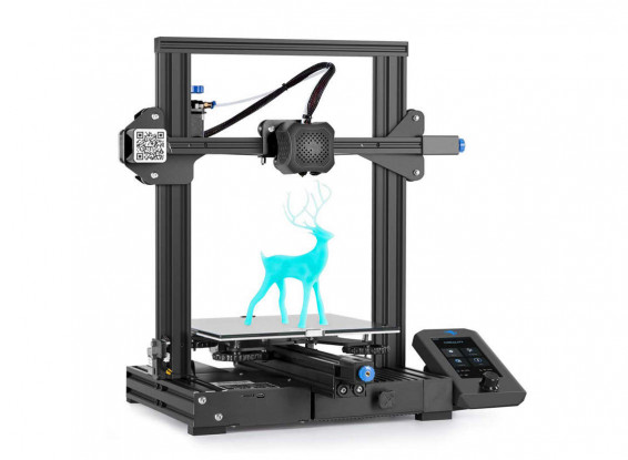 
Creality Ender 3 V2 220x220x250mm Ultra Silent 3D Printer