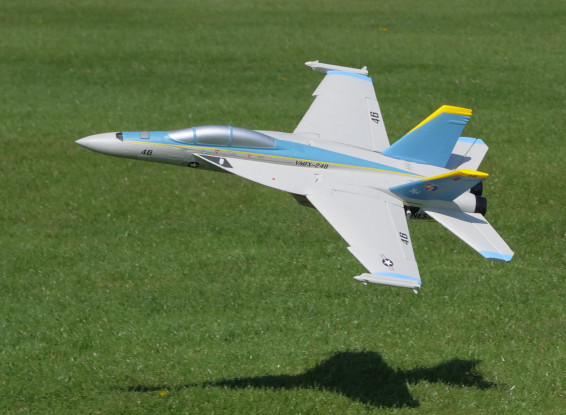 H-King (PNF) F-18 Super Hornet 50mm 12 Blade EDF (4S) 588mm EPO w/6 Axis ORX Flight Stabilizer
