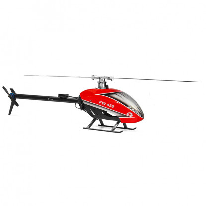 FLYWING (PNF) FW450L V2.5 6ch RC Smart Helicopter w/H1 GPS Stabilization System (Red)