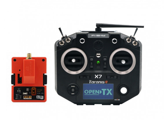 FrSky Taranis (Int'l Version) Q X7 ACCESS Digital Telemetry Transmitter  w/R9M Module (Black)