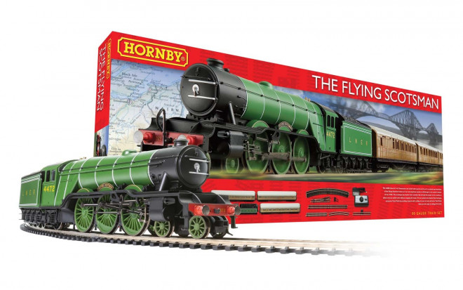 Hornby train sales set flying scotsman