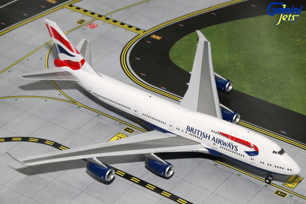 Gemini Jets British Airways Boeing B747-400 G-BYGE 1:200 Diecast Model G2BAW634