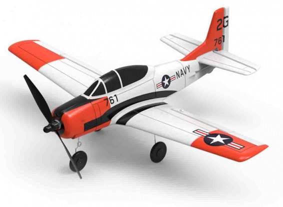 VolantexRC T-28 Trojan (RTF) 400mm 4CH Airplane with Xpilot Stabilizer (15.7'') 