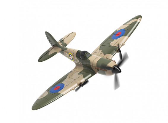 VolantexRC Spitfire (RTF) 3CH EPP 400mm Warbird  for Beginner (15.7") 76205
