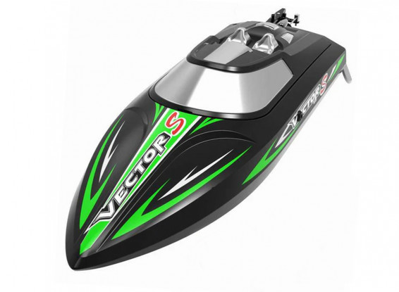 VolantexRC  VectorS RTR 48 km/h Brushless motor with Auto Roll Back Function ABS plastic 450mm 17.7" RC Boat  79704-Black