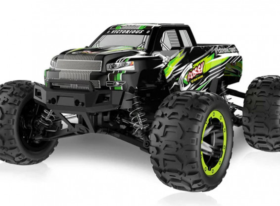 RACENT Crossy 1/16 Scale Monster Truck 4WD Brushed  RTR EXA78505RGB2, Green