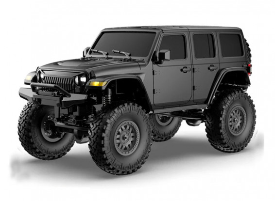 RACENT 78701 1/ 24 Scale Monster Truck 4WD Brushed RTR EXA78701RKB2, Black