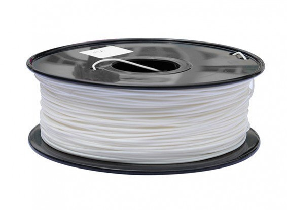 HobbyKing 3D Printer Filament 1.75mm PETG 1KG Spool (White) 