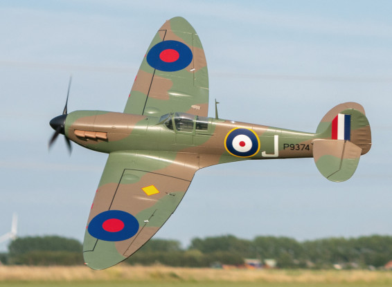 Avios (PNF) Spitfire Mk.1a w/Retracts, Flaps, & LED Nav Lights EPO