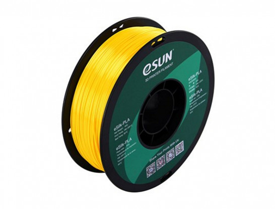 eSUN Silk PLA 3D Print Filament 1.75mm 1kg (Yellow) 1