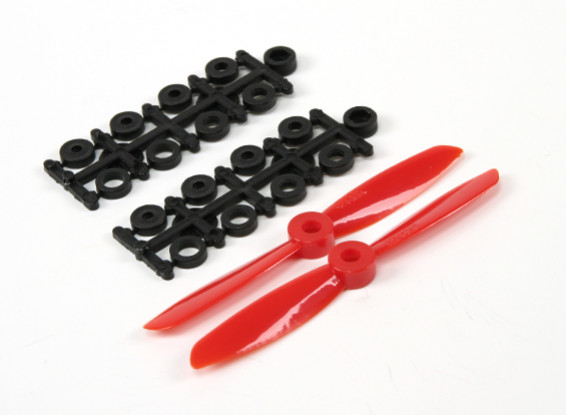 4045 Electric Propellers (CW and CCW) Red 1 pair/bag