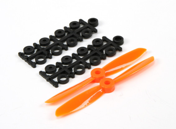 4045 Electric Propellers (CW and CCW) Orange 1 pair/bag
