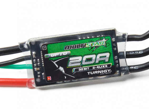 Turnigy MultiStar 32Bit 20A Race Spec ESC 2~4s (OPTO)