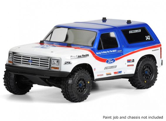 Pro-Line 1/10 Scale 1981 Ford Bronco Clear Body For Short Coarse Trucks