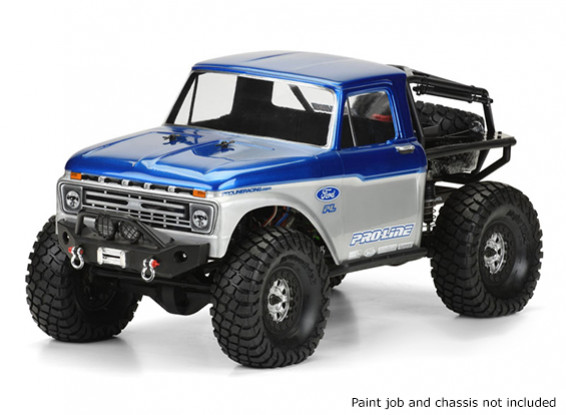 Pro-Line 1/10 Scale 1966 Ford F-100 Clear Body For Monster Trucks / Rock Crawlers