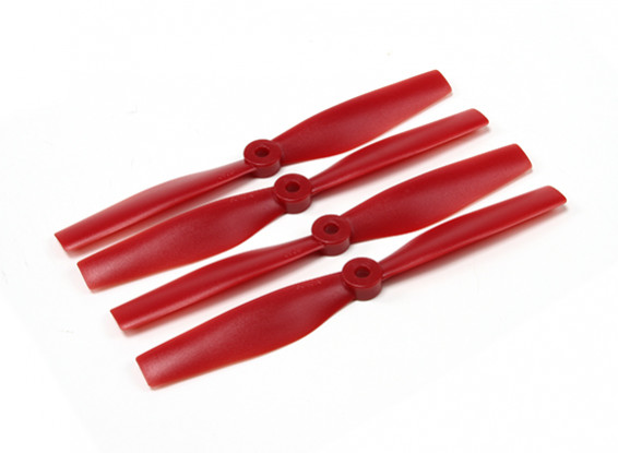 Diatone Bull Nose Polycarbonate Propellers 6040 (CW/CCW) (Red) (2 Pairs) 