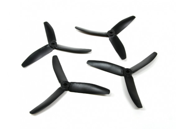 Diatone Polycarbonate 3-Blade Propellers 5040 (CW/CCW) (Black) (2 Pairs)