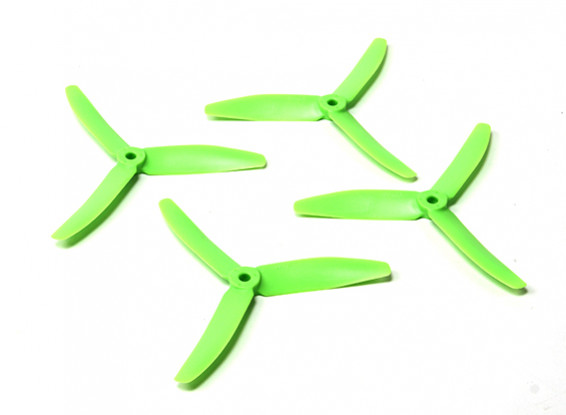 Diatone Polycarbonate 3-Blade Propellers 5040 (CW/CCW) (Green) (2 Pairs)