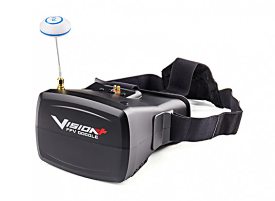 Visionplus FPV Goggles w/ Integrated 5" TFT Monitor and 40 Channel Receiver