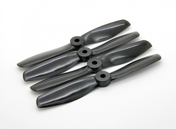Dalprops "Indestructible" Bull Nose 5045 Propellers CW/CCW Set Black (2 pairs)