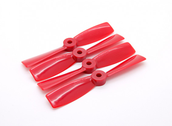 Dalprops "Indestructible" Bull Nose 4045 Propellers CW/CCW Set Red (2 pairs)