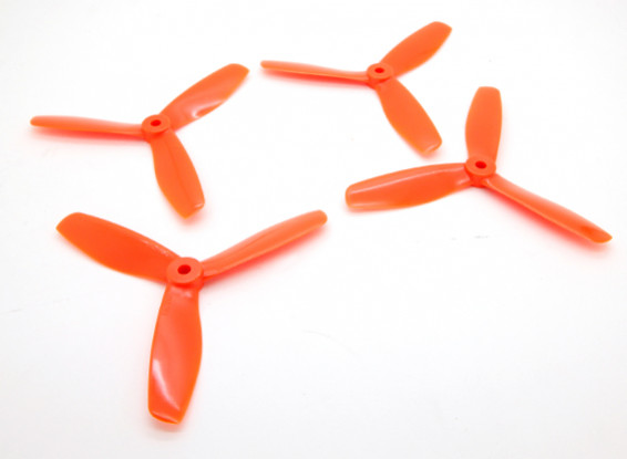 Dalprops "Indestructible" V2 5045 3-Blade Props CW/CCW Set Orange (2 pairs) 