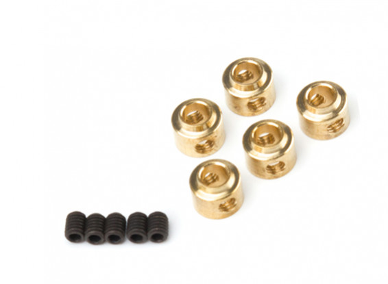 Wheel Collars 3.5mm (Brass)  5pcs/bag