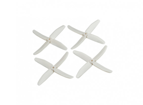 Dalprops "Indestructible" PC 5040 4-Blade Props White (CW/CCW) (2 pairs)