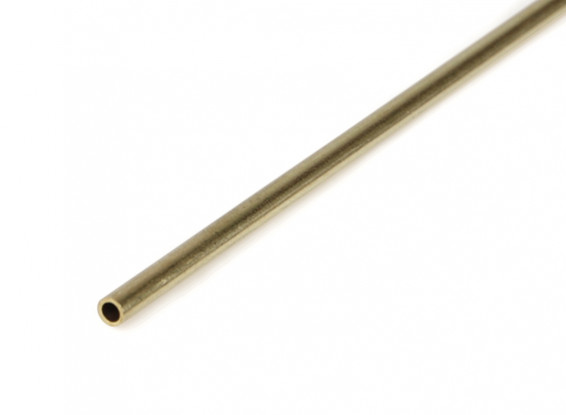 K&S Precision Metals Brass Round Stock Tube 3/32" OD x 0.014 x 36" (Qty 1)