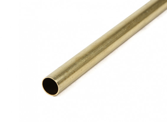 K&S Precision Metals Brass Round Tube 10mm OD x  0.45mm x 1000mm (Qty 1)