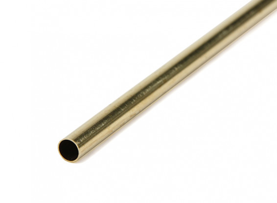 K&S Precision Metal Brass Round Thin Wall Tube 4.5mm OD x  0.225mm x 1000mm