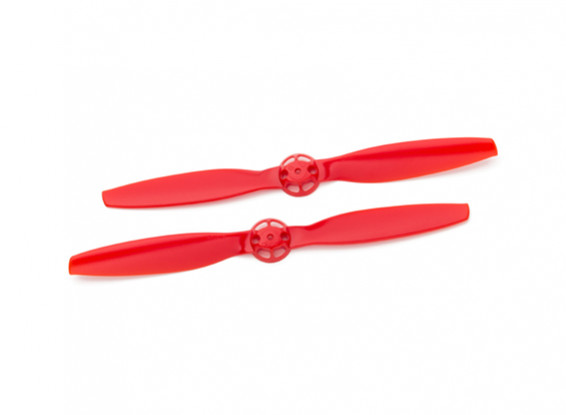 Gemfan QX350 PC 8020 2-Bladed Propeller Red (CW/CCW) (1 Pair) 