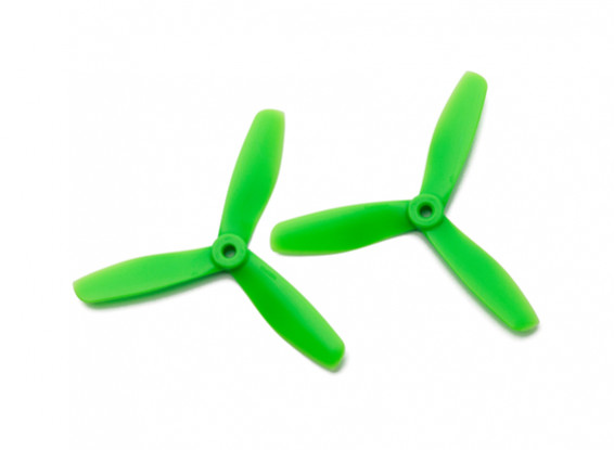 Gemfan Bullnose Polycarbonate 5045 3-Bladed Propeller Green (CW/CCW) (1 pair)